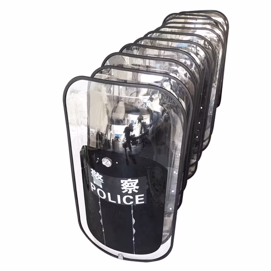 Polizei Campus Sicherheit Französisch PC Transparent Anti Riot Shield