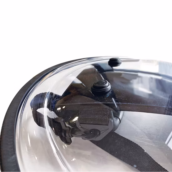 Runder Anti-Aufruhr-Schild aus PC